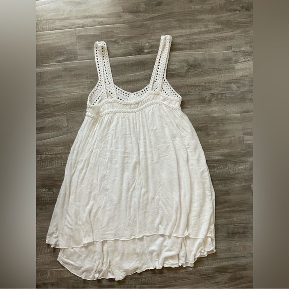 Zara White Crochet Strap Dress - Picture 3 of 5